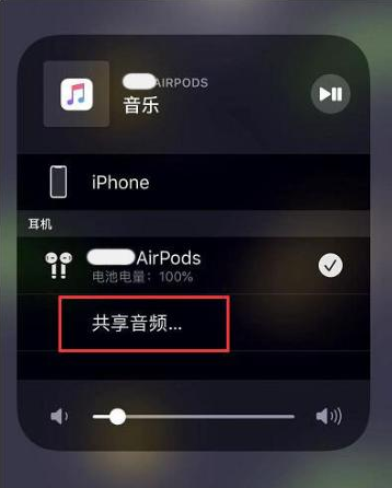 文登苹果14音频维修点分享iPhone14音频共享设置方法 