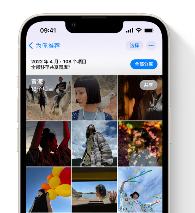 文登苹果维修网点分享在 iPhone 上使用共享图库 