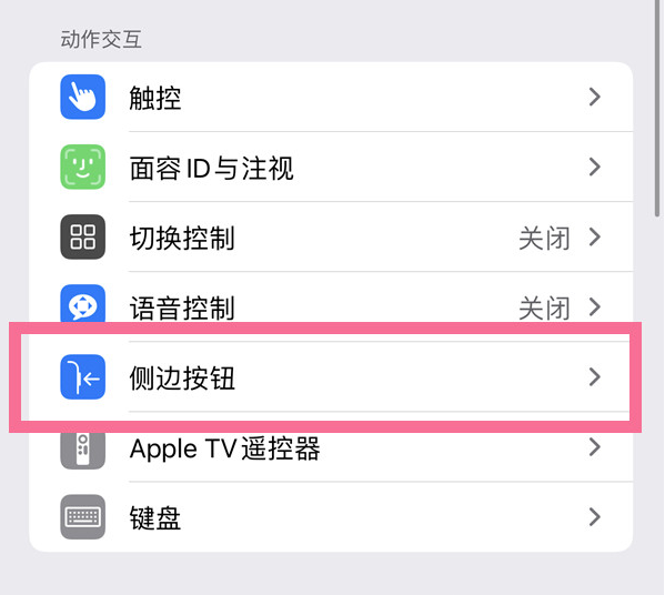 文登苹果14维修店分享iPhone14 Plus侧键双击下载功能关闭方法 