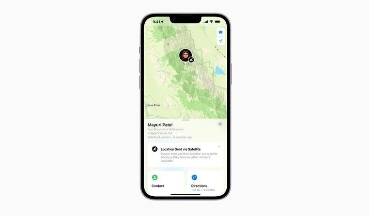文登苹果14维修分享iPhone14系列中 FindMy功能通过卫星分享位置方法教程 