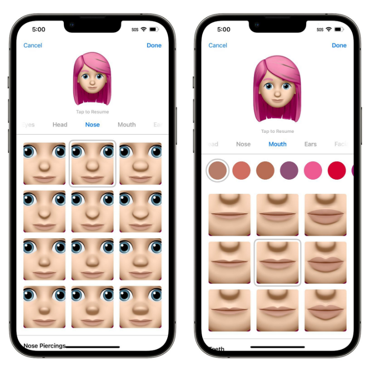 文登苹果手机维修分享​iOS 16中的拟我表情有了哪些变化和升级 