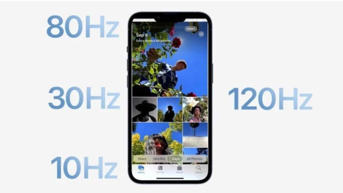 文登苹果14维修分享iPhone 14有高刷吗 